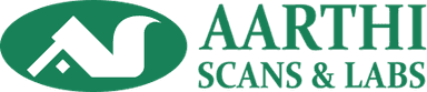 Aarthi Scans logo